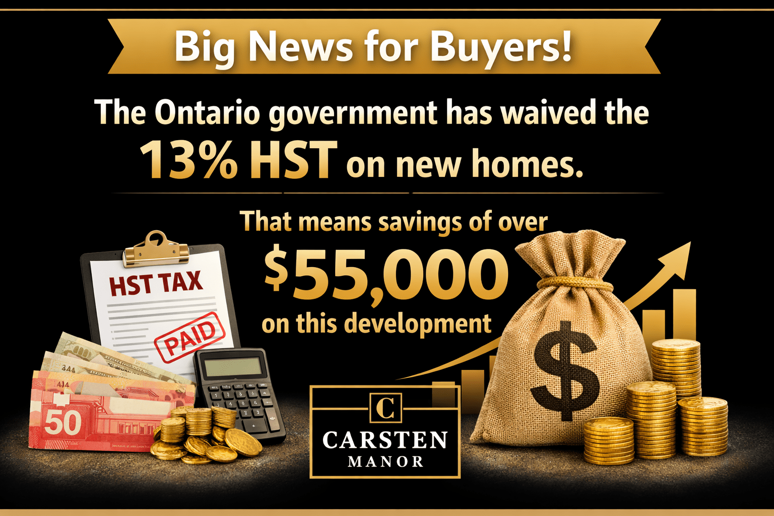 Carsten Manor - HST waived Carsten Manor - HST waived